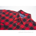 Men's Shirt Jacket with Lining Chambray men's 100%cotton woven padding shirt jacket Manufactory